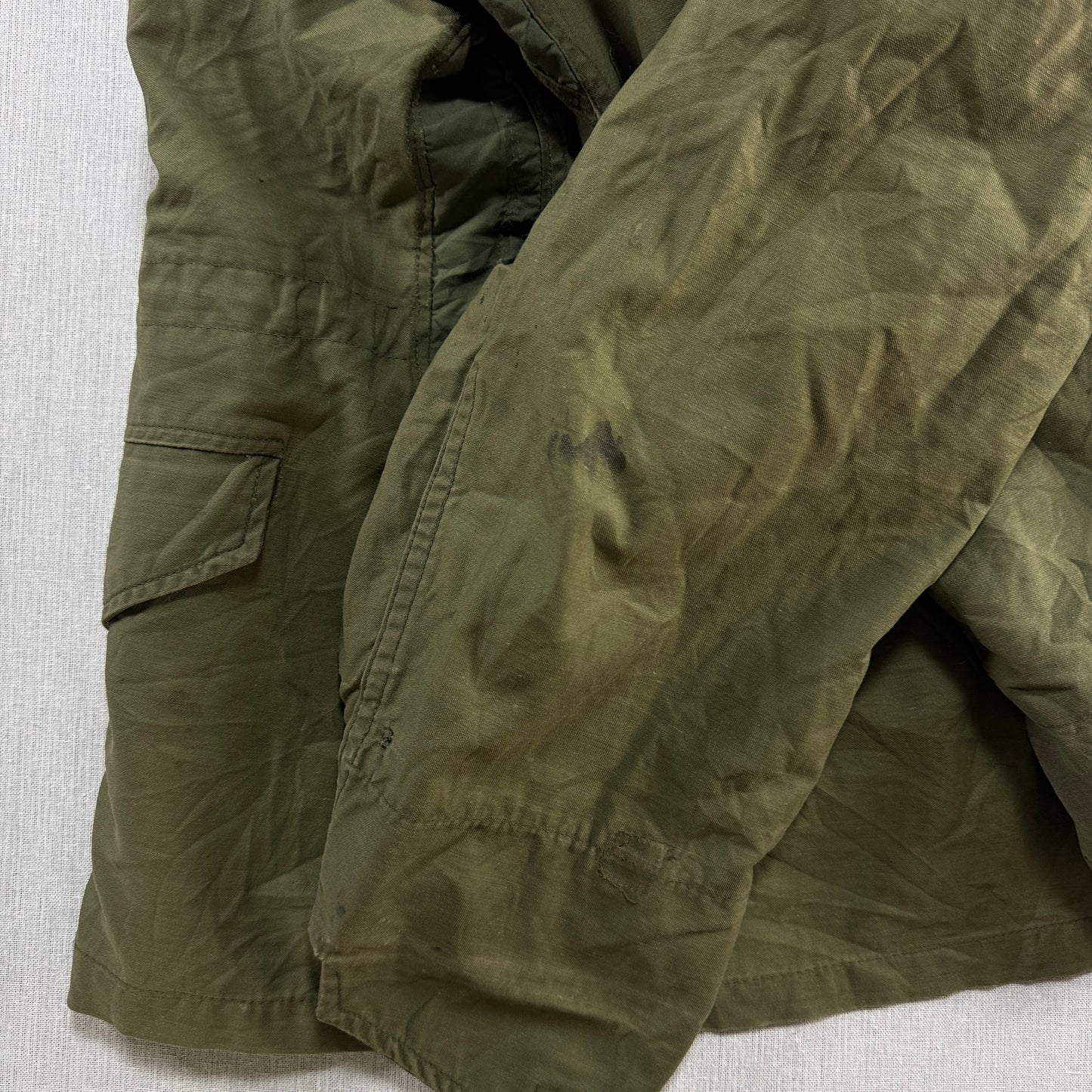 70s 80s US ARMY M65 フィールドジャケット 3rd オリーブ ja-2603-017
