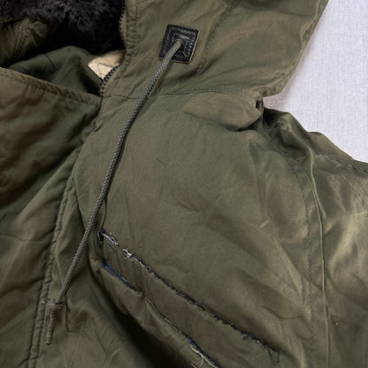 70s 米軍実物 N-3B 米軍実物 ミリタリージャケット L 72年製 USA ja-2603-015