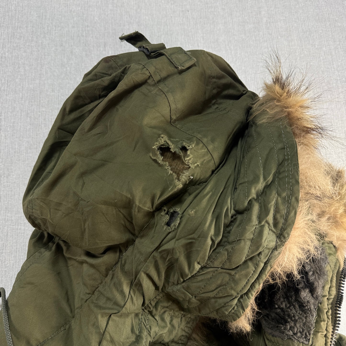 70s 米軍実物 N-3B 米軍実物 ミリタリージャケット L 72年製 USA ja-2603-015