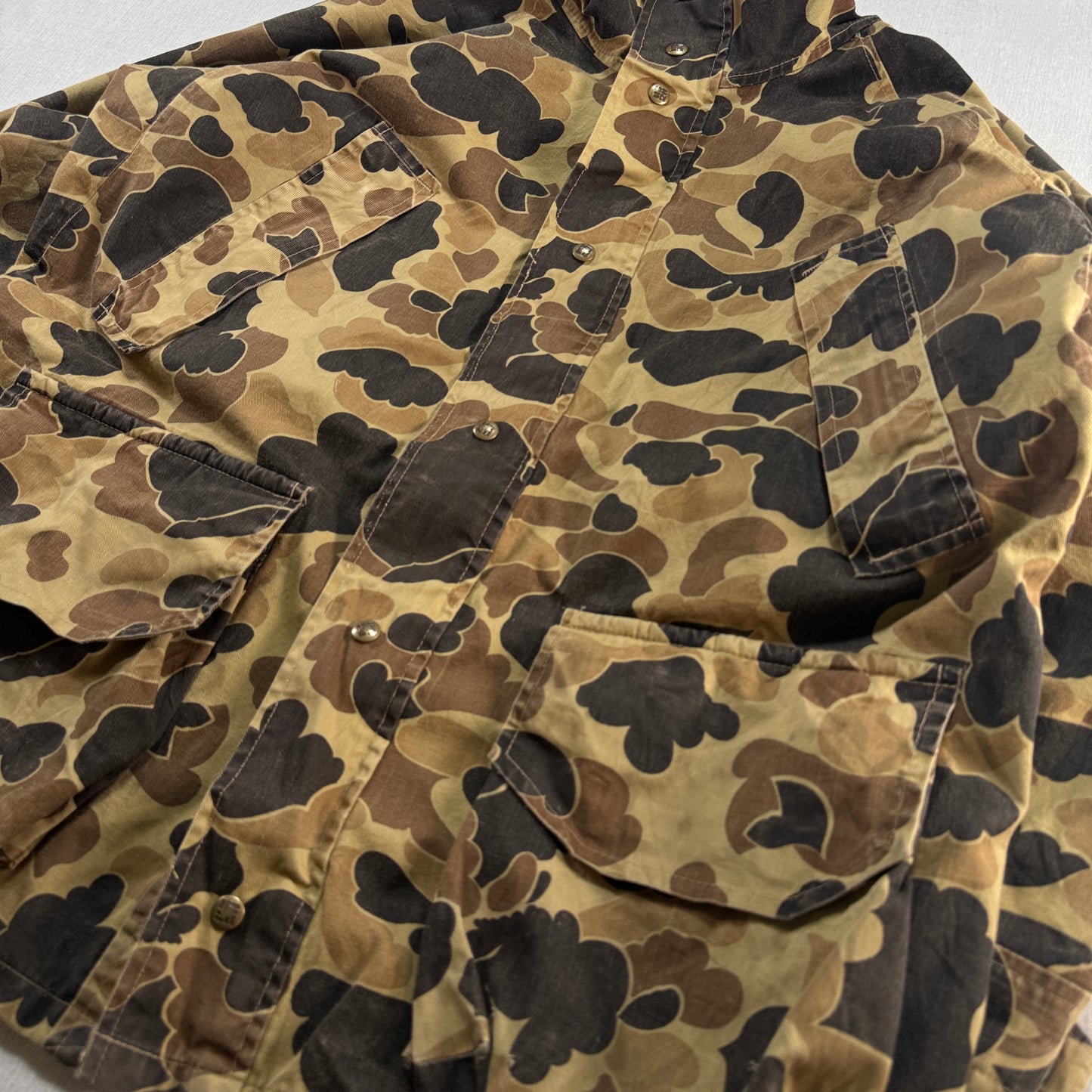 80s コロンビア カモ柄 迷彩 ゴアテックス ダックハンター ジャケット ja-2603-011