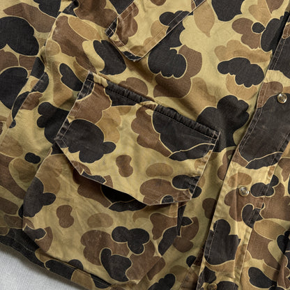 80s コロンビア カモ柄 迷彩 ゴアテックス ダックハンター ジャケット ja-2603-011