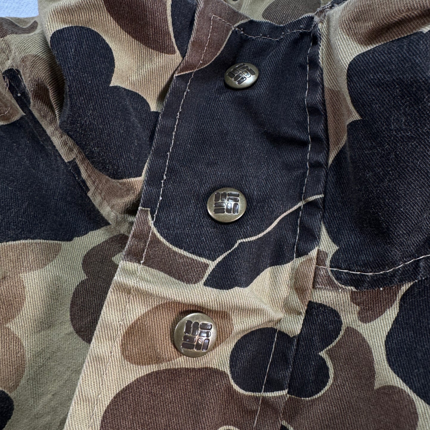 80s コロンビア カモ柄 迷彩 ゴアテックス ダックハンター ジャケット ja-2603-011