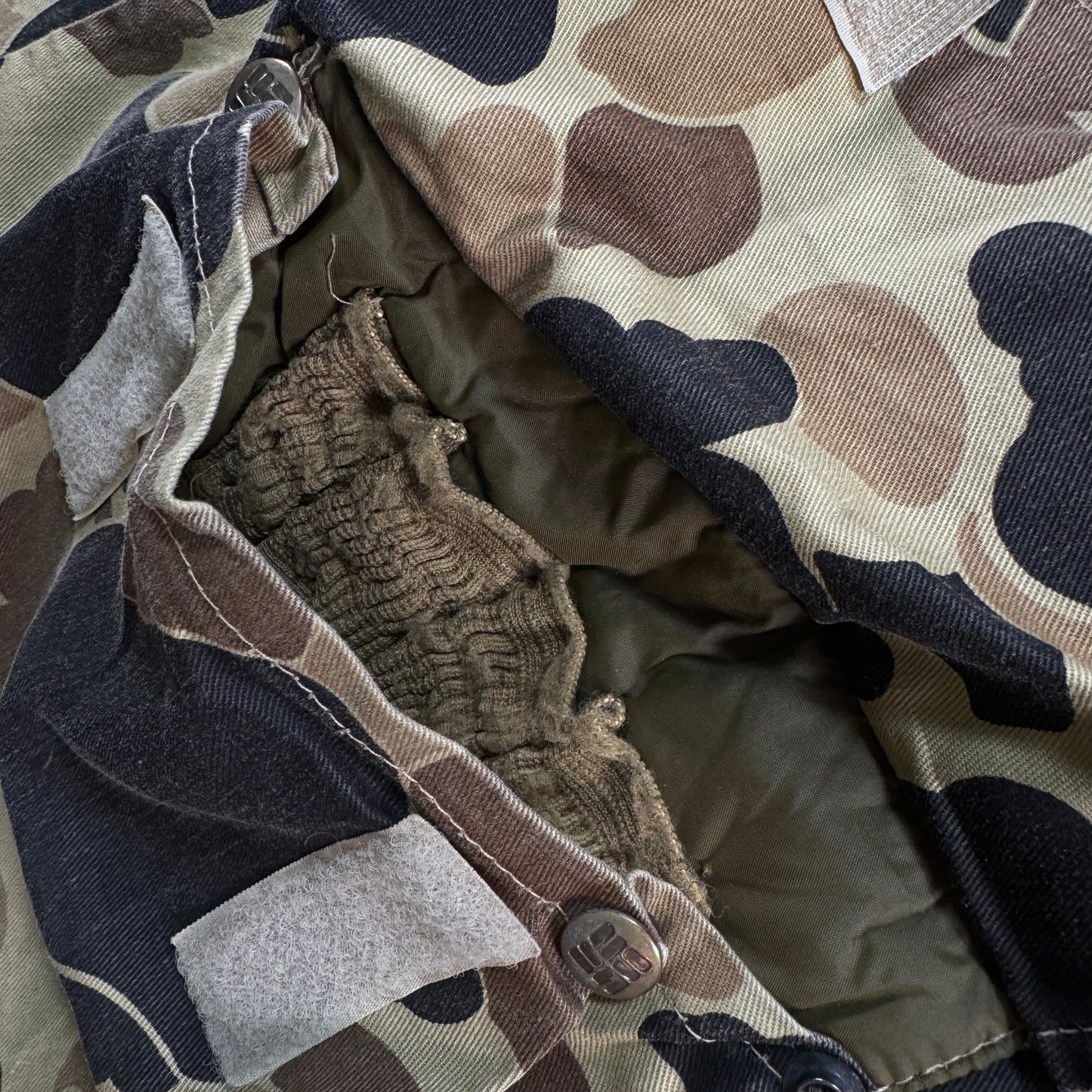 80s コロンビア カモ柄 迷彩 ゴアテックス ダックハンター ジャケット ja-2603-011