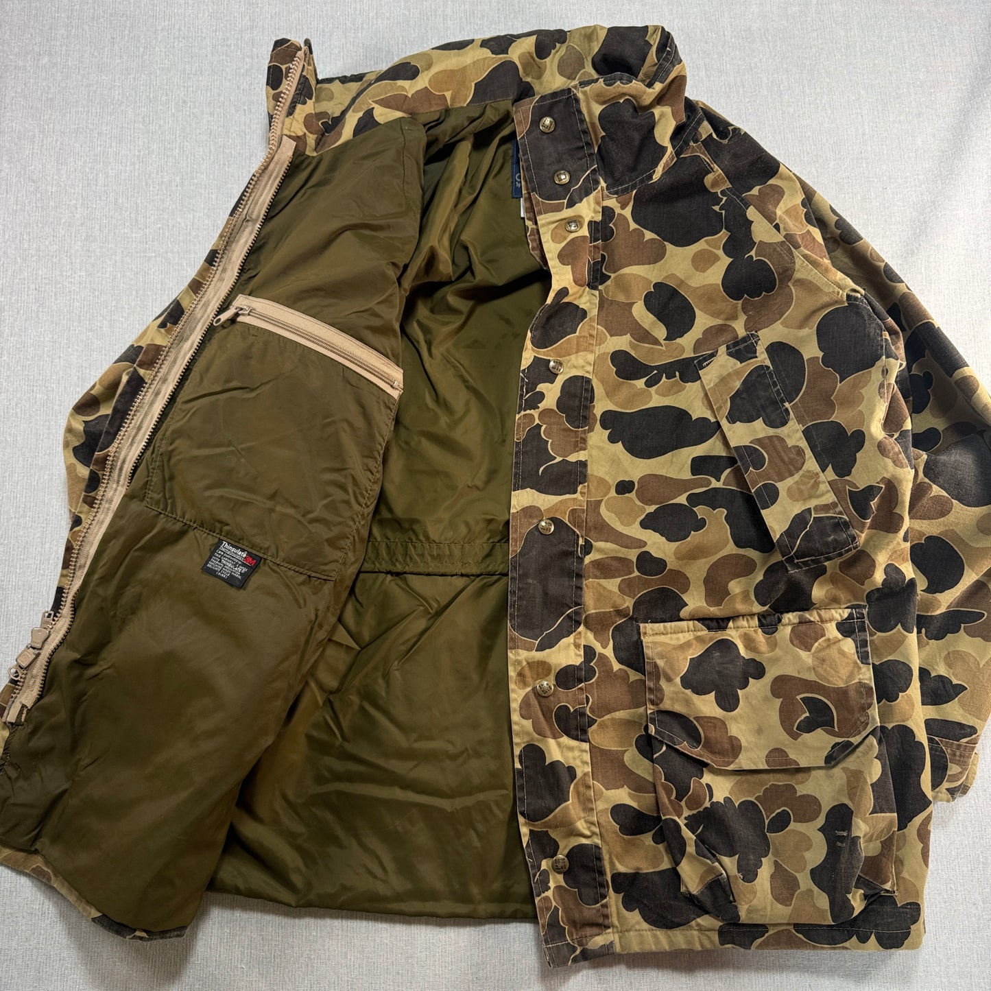 80s コロンビア カモ柄 迷彩 ゴアテックス ダックハンター ジャケット ja-2603-011