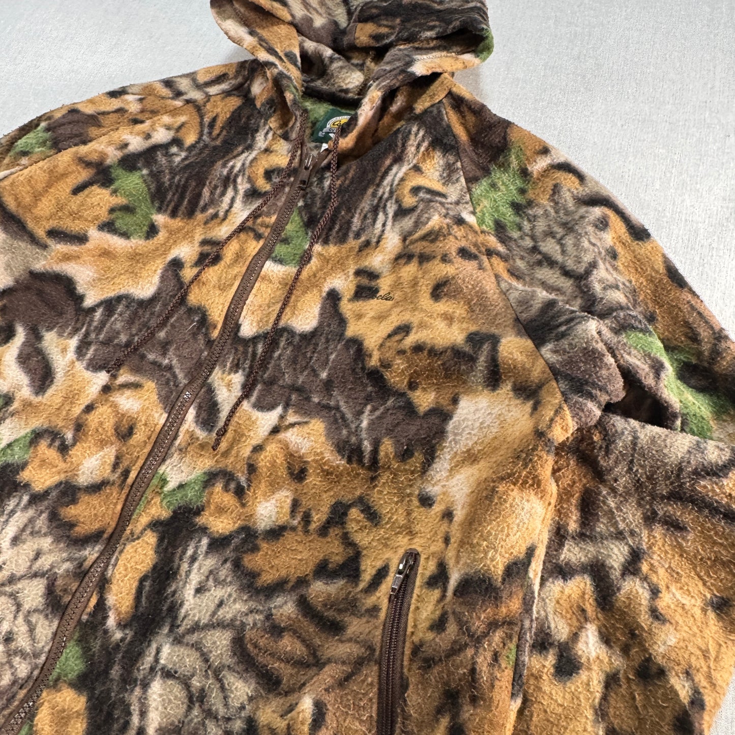90s cabela's カベラス 迷彩 フリース ジャケット カモ柄 USA製 ja-2603-010