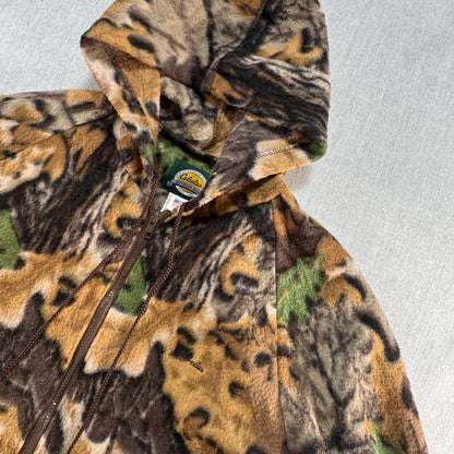 90s cabela's カベラス 迷彩 フリース ジャケット カモ柄 USA製 ja-2603-010