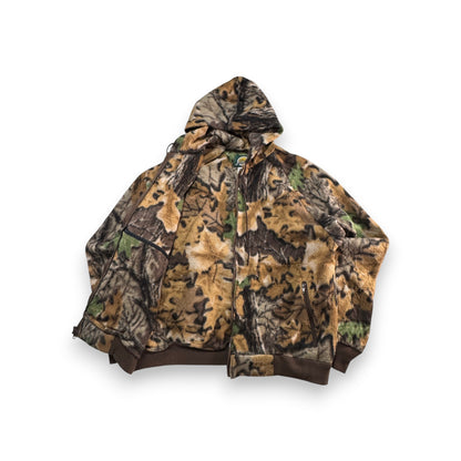 90s cabela's カベラス 迷彩 フリース ジャケット カモ柄 USA製 ja-2603-010