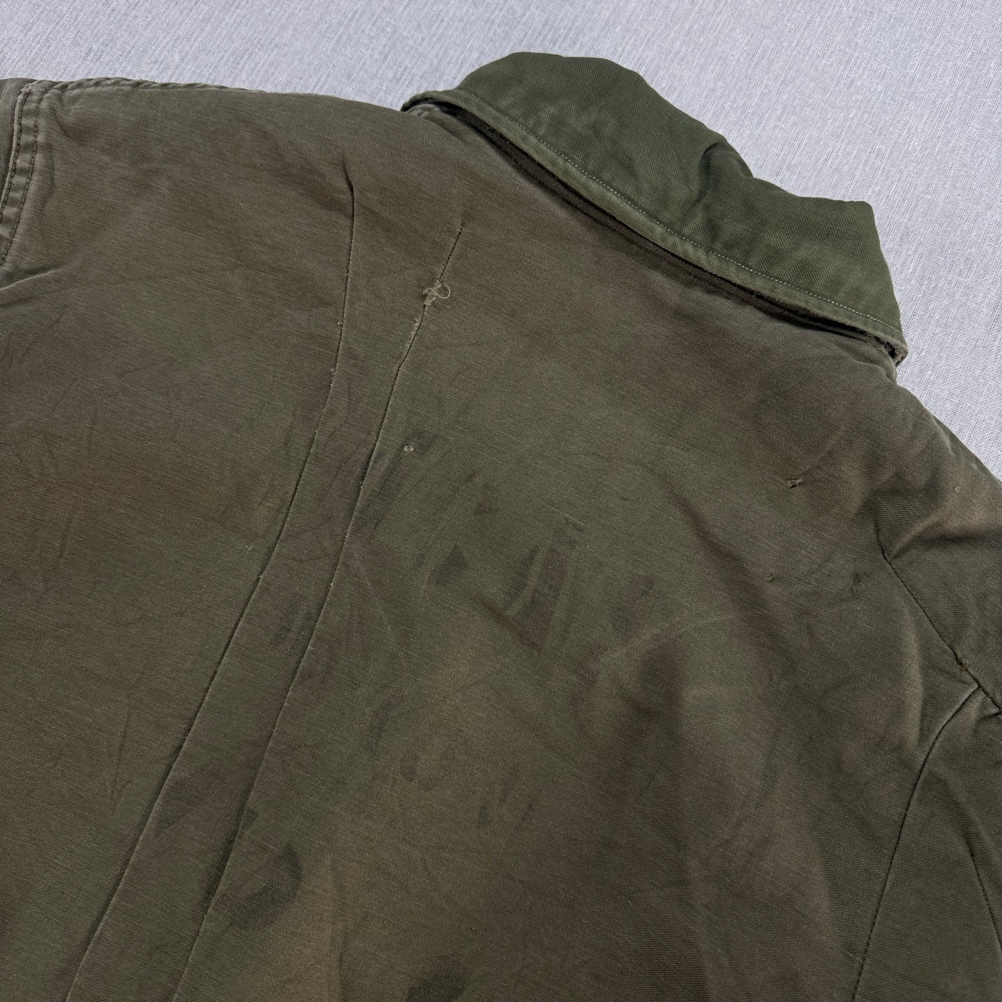 60s A2 デッキジャケット 初期型 三角フラップ U.S.NAVY A-2 Lサイズ USA製 米軍実物 ja-2603-001