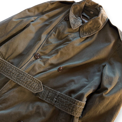 50s M-1950 M50 オーバーコート 米軍実物 トレンチコート Mサイズ ja-2603-006