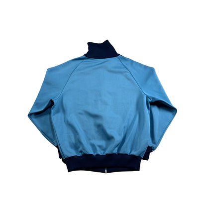 80s adidas トラックジャケット 水色 デサント製  4号 ad-t-2505-020