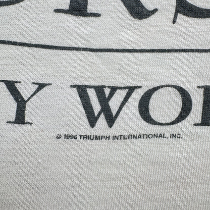 90s マイケルジャクソン KING OF POP HISTORY WORLD TOUR 1996 Michael Jackson バンドT ツアー 白 XL ba-t-2505-006