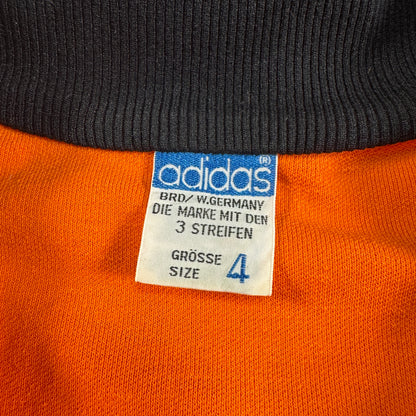 70s adidas トラックジャケット オレンジ デサント 西ドイツ製  4号 ad-t-2505-021