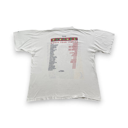 80s 90s ポールマッカートニー Tシャツ Paul McCartney バンドT 1989 1990 白 TDK シングルステッチ BROCKUM ba-t-2505-007