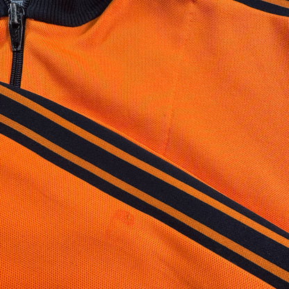 70s adidas トラックジャケット オレンジ デサント 西ドイツ製  4号 ad-t-2505-021