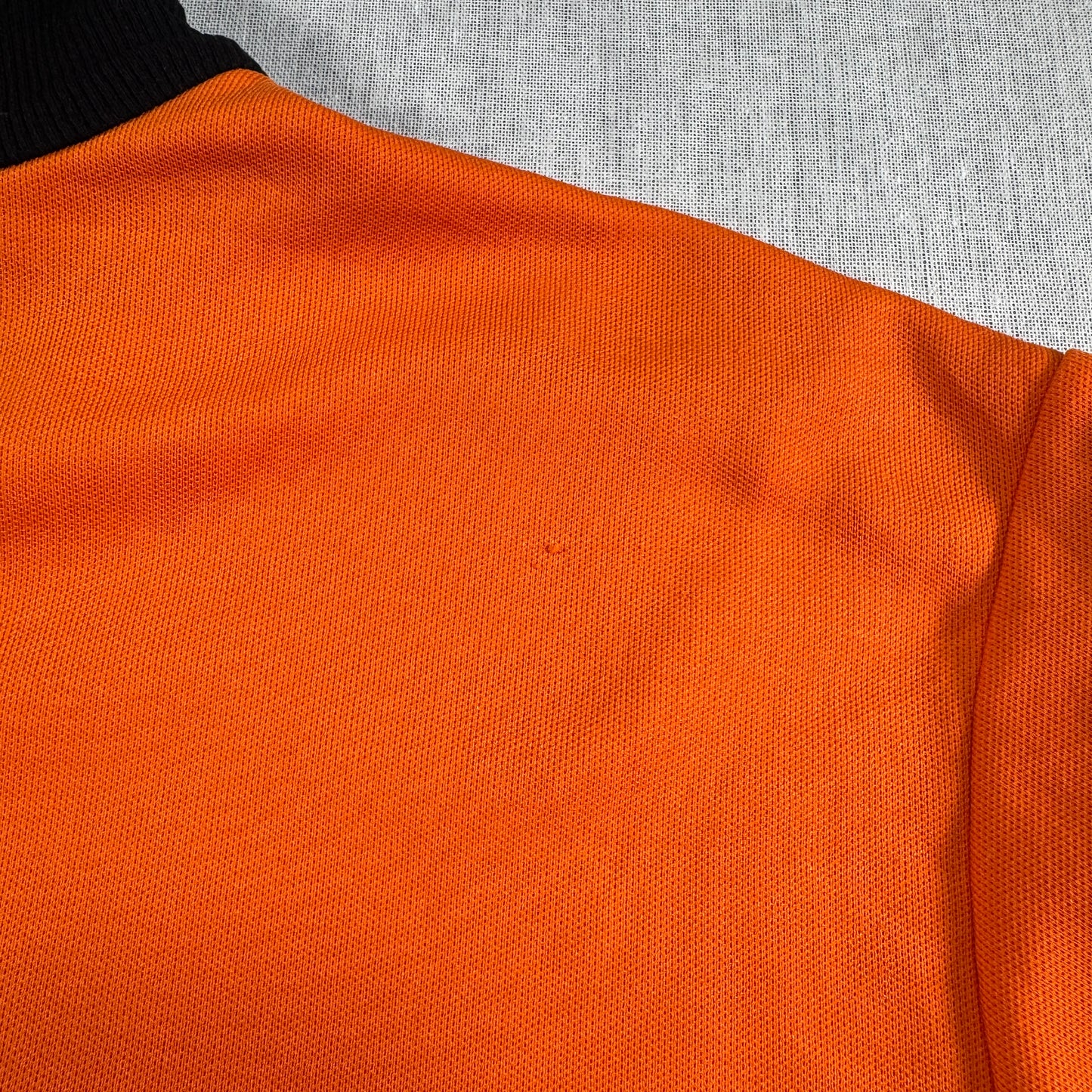 70s adidas トラックジャケット オレンジ デサント 西ドイツ製  4号 ad-t-2505-021