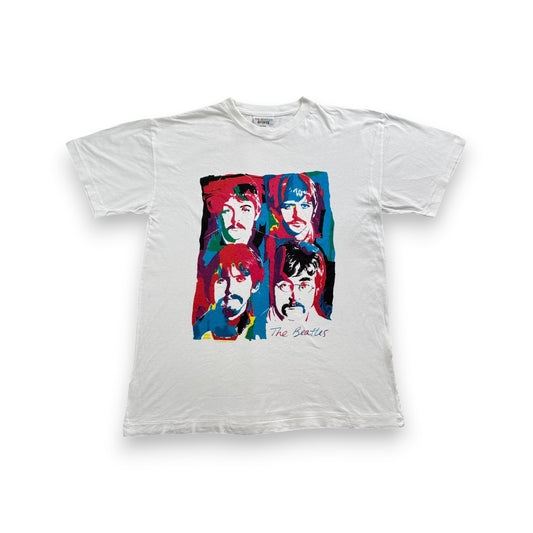 90s The Beatles ビートルズ Tシャツ 1993 白 M シングルステッチ バンドT ba-t-2505-015
