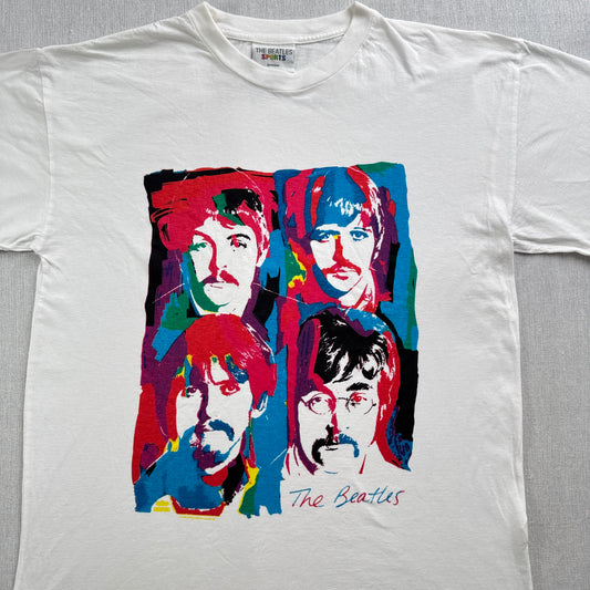 90s The Beatles ビートルズ Tシャツ 1993 白 M シングルステッチ バンドT ba-t-2505-015
