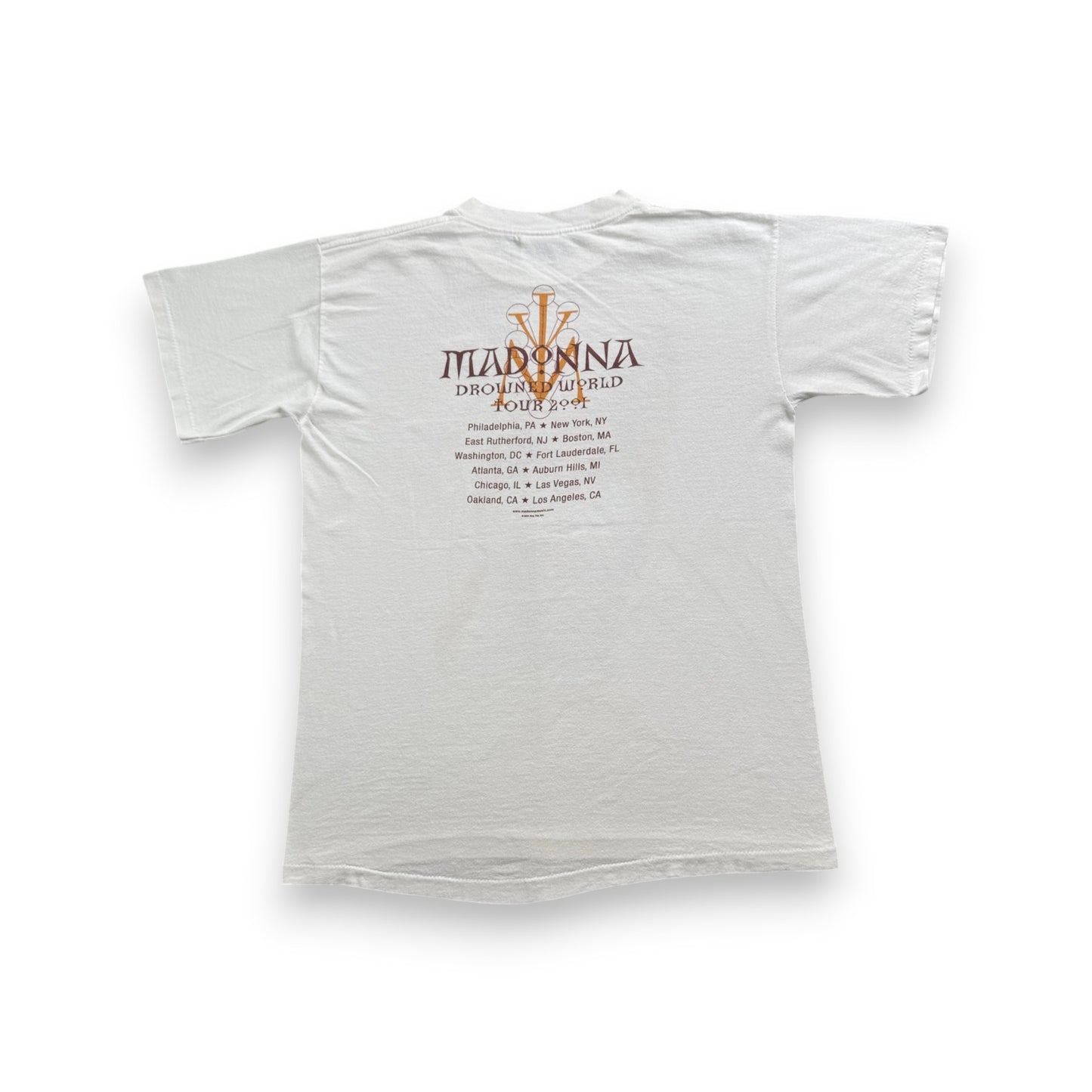 00s Madonna マドンナ ワールドツアー Tシャツ 2001 boy toy バンドT 白 M オールスポーツ ba-t-2505-023