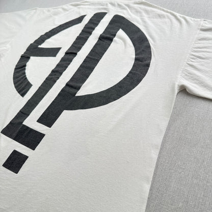 90s エマーソン レイク & パーマー Tシャツ 1992 恐怖の頭脳改革 EMERSON LAKE & PALMER 白 シングルステッチ プログレ ELP ba-t-2505-025