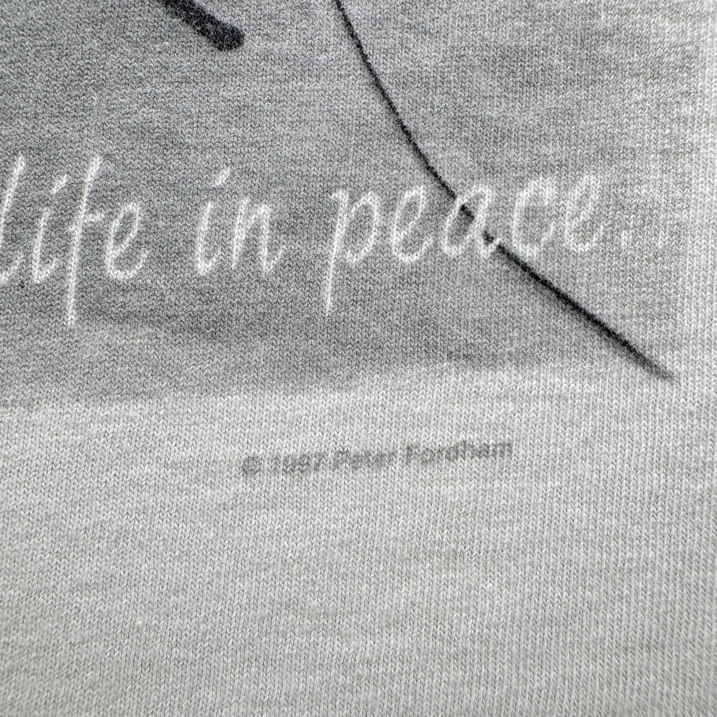 90s ジョンレノン imagine Tシャツ Peter Fordham フォトT ピアノ JOHN LENNON オノヨーコ 1997 CRONIES L バンドT ba-t-2505-028