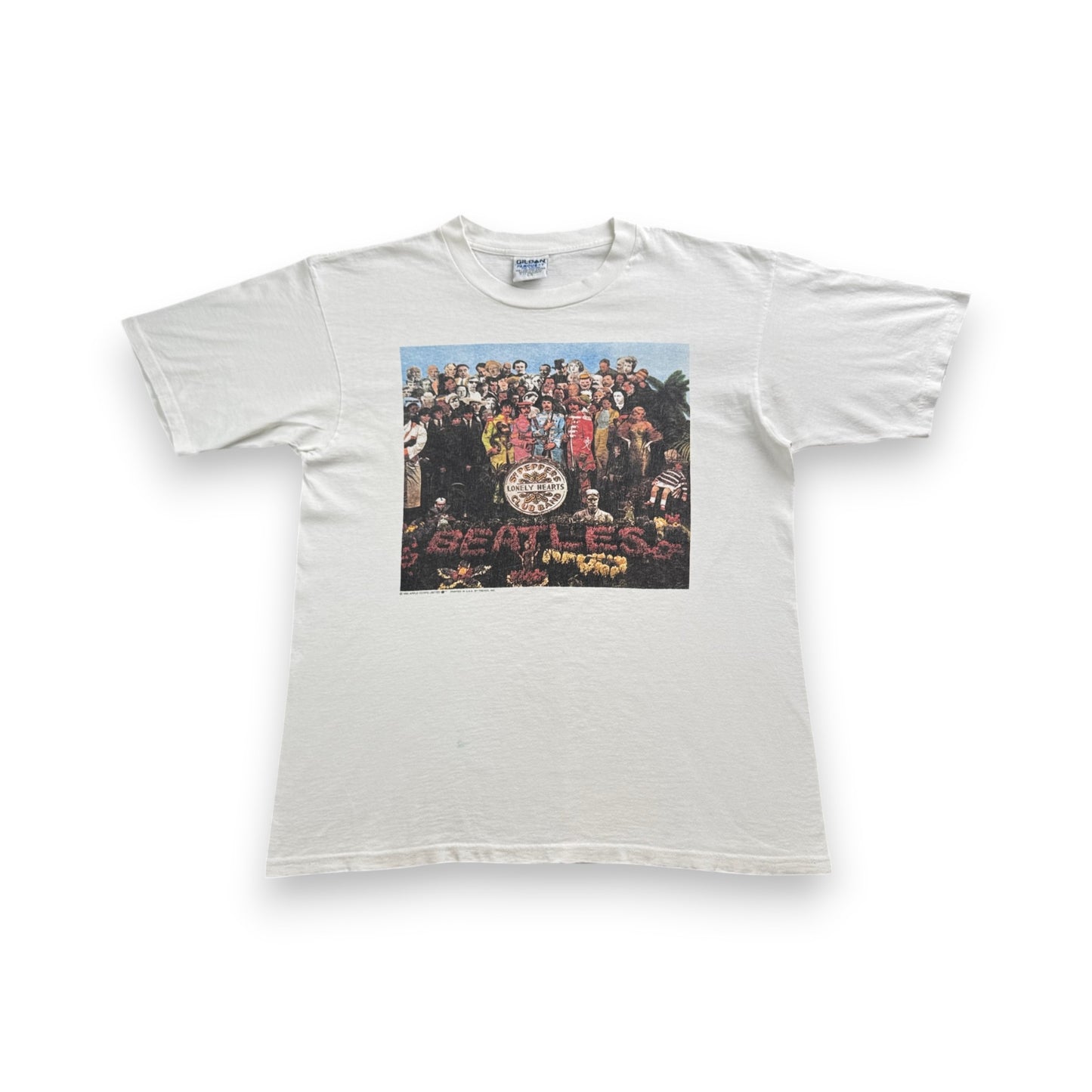 90s ビートルズ THE BEATLES Tシャツ バンドT シングルステッチ GUILDAN APPLE CORPS Sgt. Pepper's Lonely Hearts Club Band サージェント ペパーズ ロンリー ハーツ クラブ バンド 1990 ba-t-2505-030