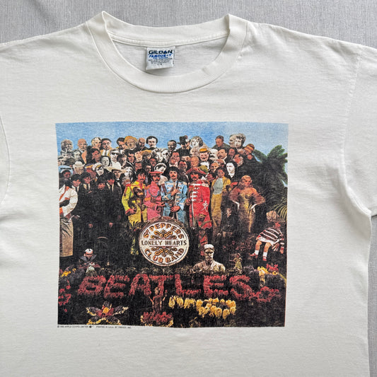 90s ビートルズ THE BEATLES Tシャツ バンドT シングルステッチ GUILDAN APPLE CORPS Sgt. Pepper's Lonely Hearts Club Band サージェント ペパーズ ロンリー ハーツ クラブ バンド 1990 ba-t-2505-030
