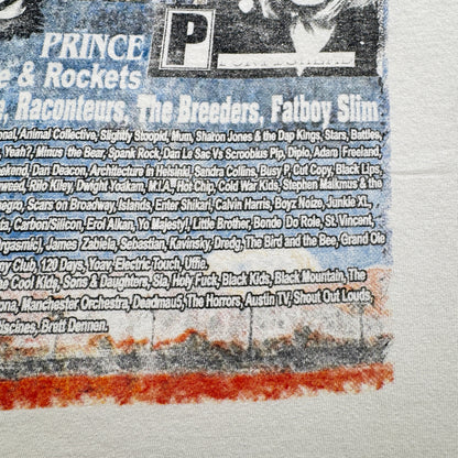 00s Coachella コーチェラ Tシャツ PRINCE 2008 バンドT 白 ba-u-2505-012