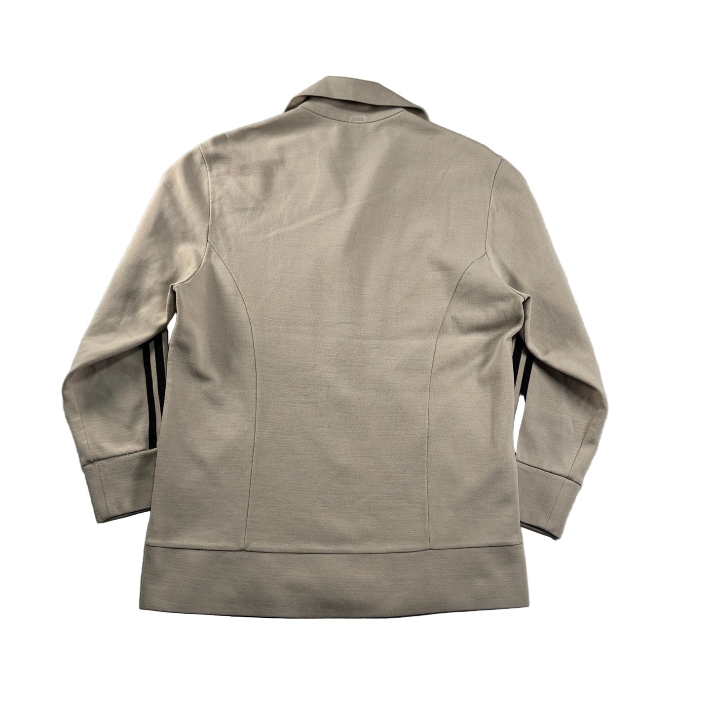 70s adidas トラックジャケット ガイコツジャージ ベージュ メタルボタン 48 ad-t-2505-025