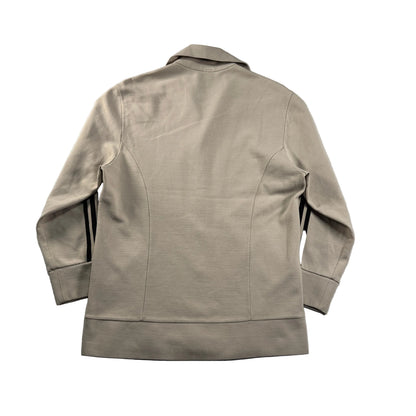 70s adidas トラックジャケット ガイコツジャージ ベージュ メタルボタン 48 ad-t-2505-025