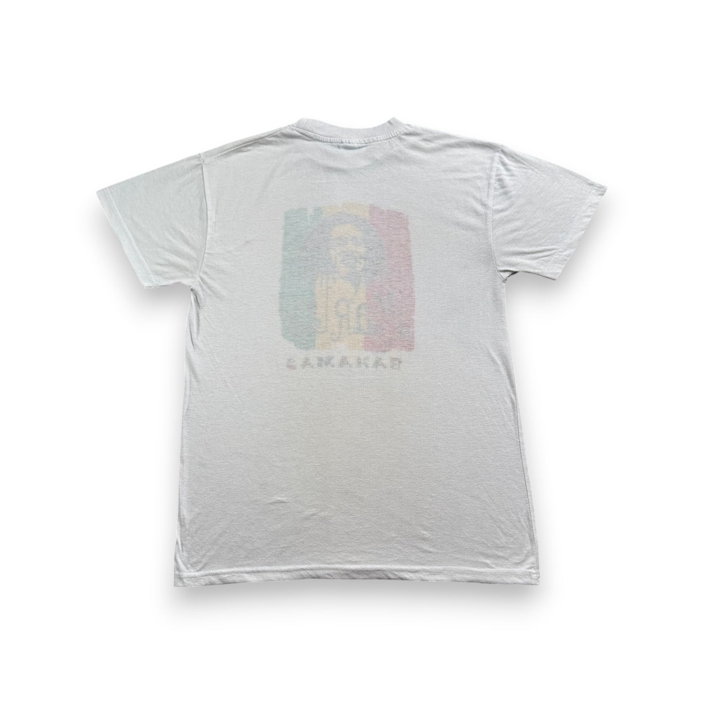00s ボブマーリー Bob Marley Tシャツ レゲエ 白 M BAHAMAS ba-u-2505-025