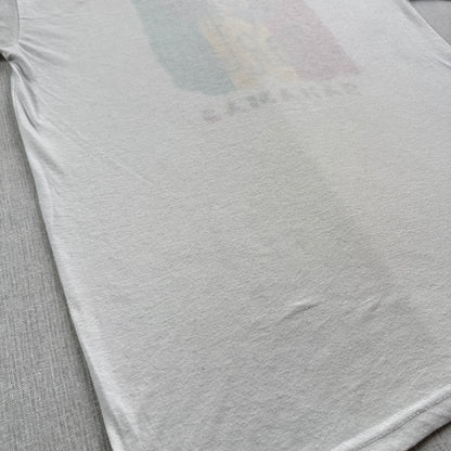 00s ボブマーリー Bob Marley Tシャツ レゲエ 白 M BAHAMAS ba-u-2505-025