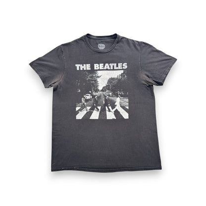 00s ビートルズ the beatles Tシャツ Abbey Road アビーロード 黒 L ba-x-2505-002