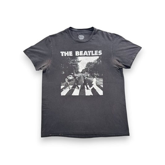 00s ビートルズ the beatles Tシャツ Abbey Road アビーロード 黒 L ba-x-2505-002