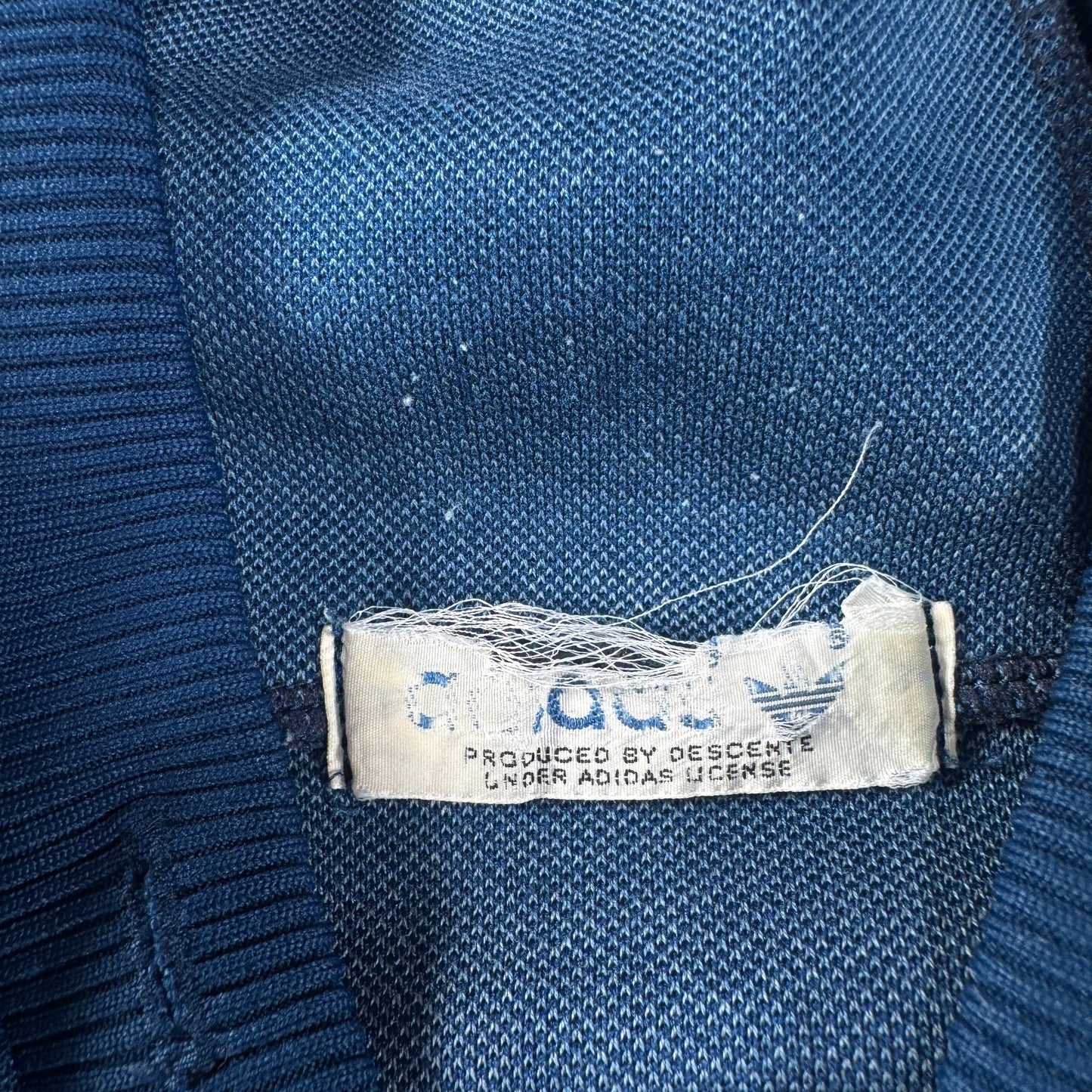 70s adidas ハーフジップパーカー ネイビー デサント製 O ad-u-2505-028