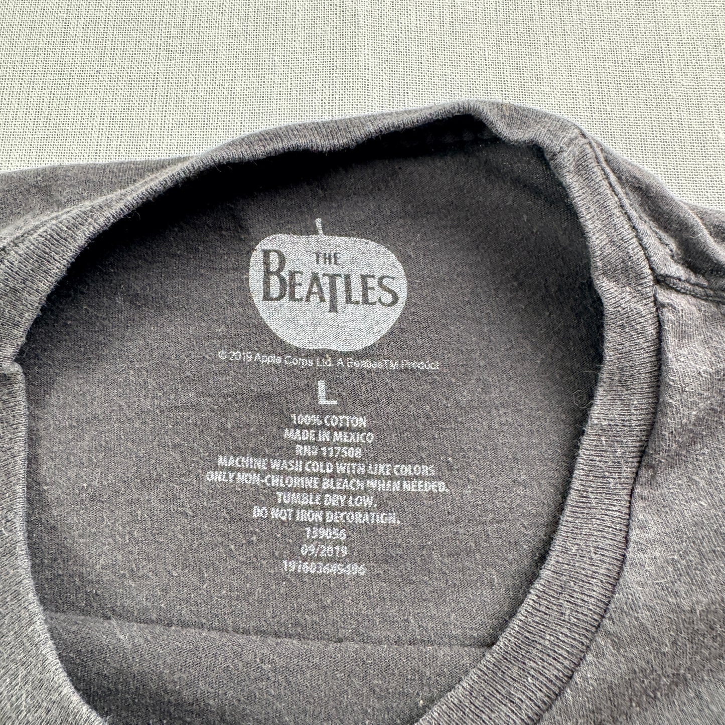 00s ビートルズ the beatles Tシャツ Abbey Road アビーロード 黒 L ba-x-2505-002