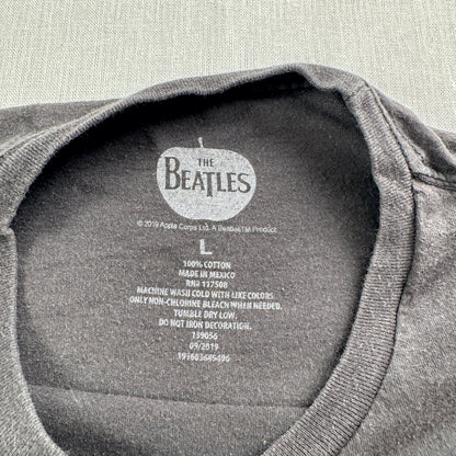 00s ビートルズ the beatles Tシャツ Abbey Road アビーロード 黒 L ba-x-2505-002