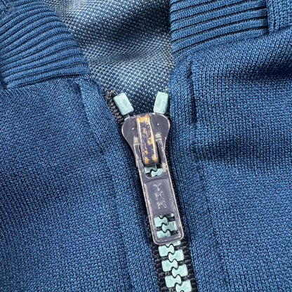 70s adidas ハーフジップパーカー ネイビー デサント製 O ad-u-2505-028