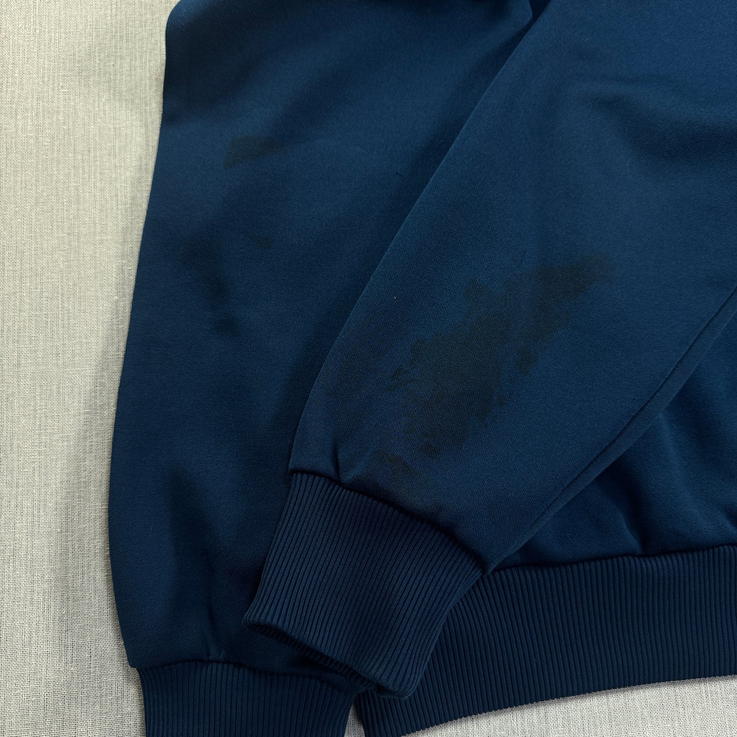 70s adidas ハーフジップパーカー ネイビー デサント製 O ad-u-2505-028