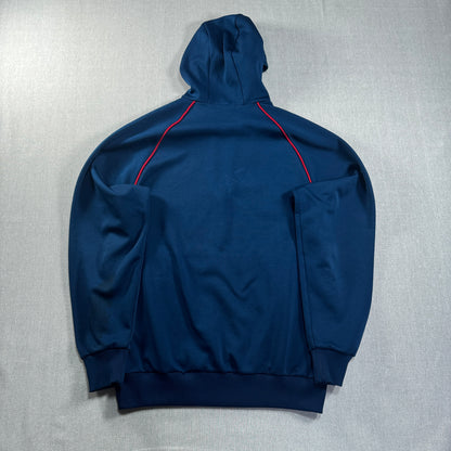 70s adidas ハーフジップパーカー ネイビー デサント製 O ad-u-2505-028