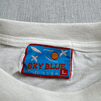 Massilia Sound System マッシリア サウンド システム レゲエ バンド フランス Tシャツ アートT L USA 白 SKY BLUE ba-u-2505-063