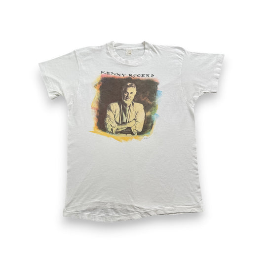 80s USA製 ケニーロジャース Kenny Rogers Tシャツ カントリー 音楽 XL ba-u-2505-082
