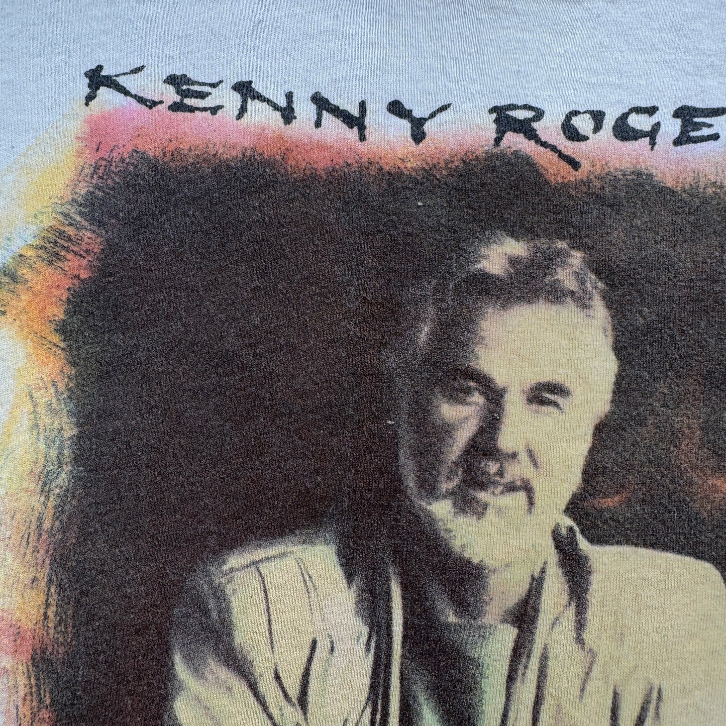 80s USA製 ケニーロジャース Kenny Rogers Tシャツ カントリー 音楽 XL ba-u-2505-082