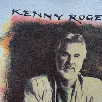 80s USA製 ケニーロジャース Kenny Rogers Tシャツ カントリー 音楽 XL ba-u-2505-082