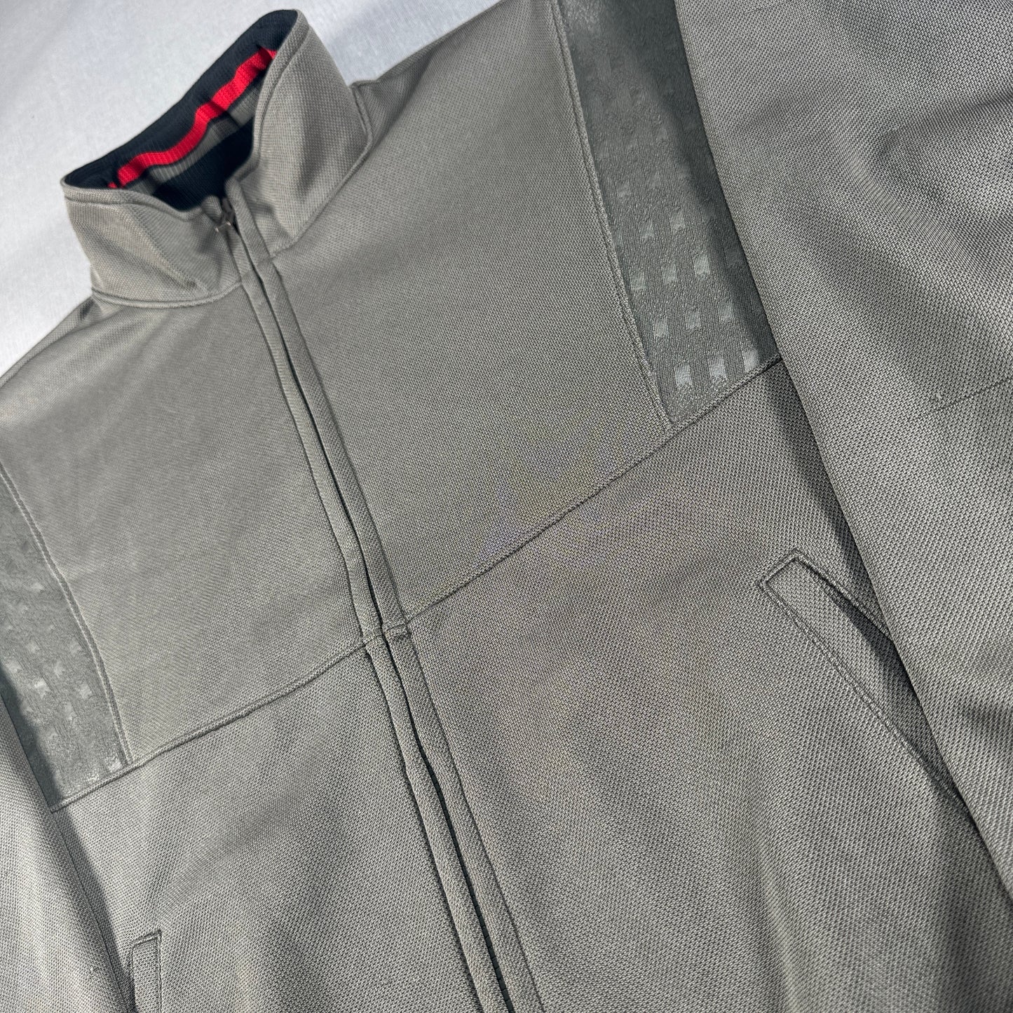 90s adidas トラックジャケット グレー デサント製 M ad-u-2505-027