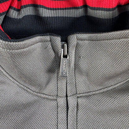 90s adidas トラックジャケット グレー デサント製 M ad-u-2505-027