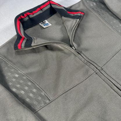 90s adidas トラックジャケット グレー デサント製 M ad-u-2505-027