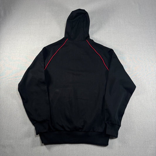 70s adidas ハーフジップパーカー ブラック デサント製 O ad-u-2505-025