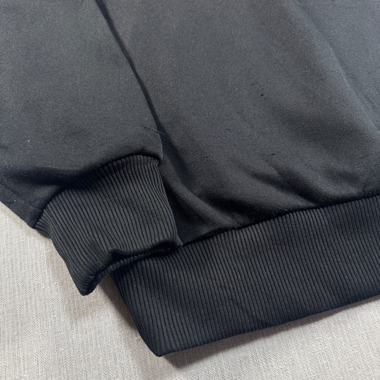 70s adidas ハーフジップパーカー ブラック デサント製 O ad-u-2505-025