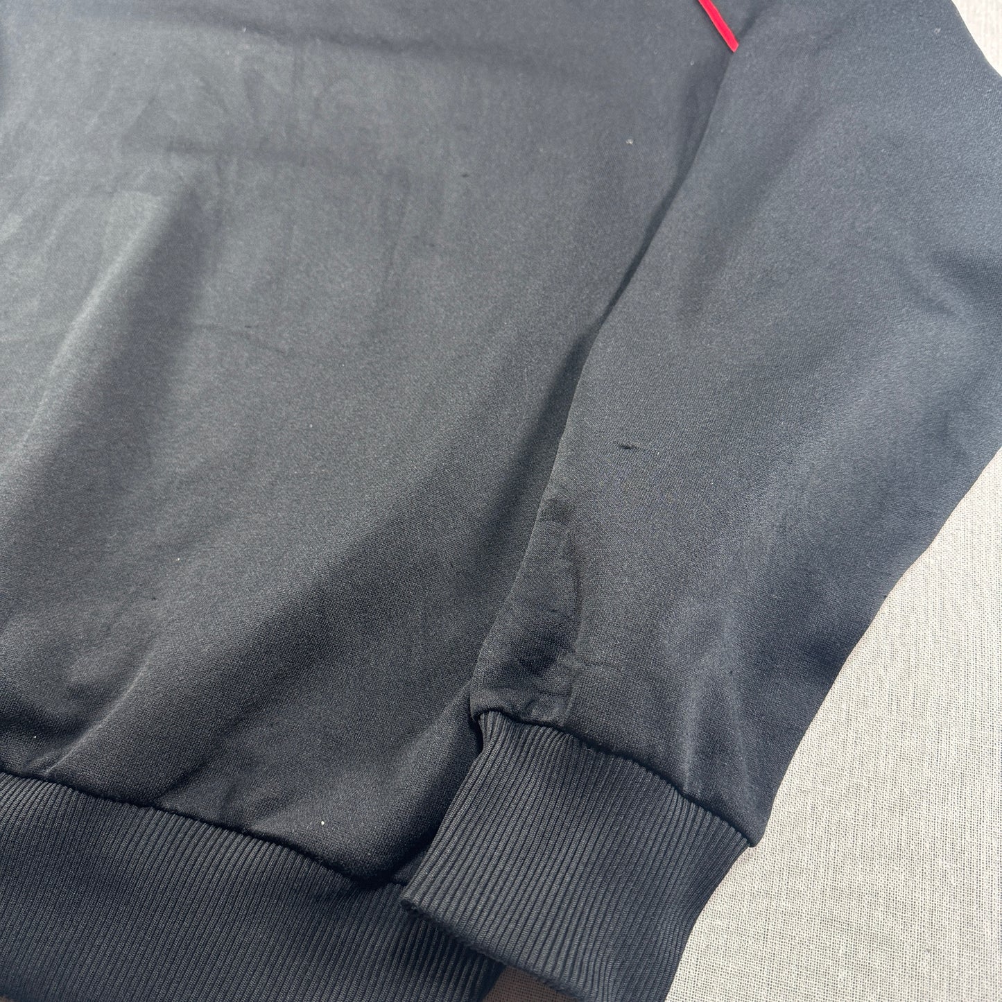 70s adidas ハーフジップパーカー ブラック デサント製 O ad-u-2505-025