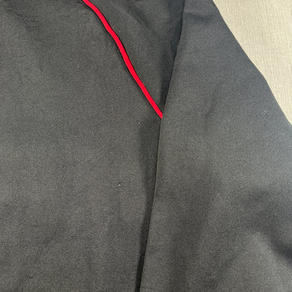 70s adidas ハーフジップパーカー ブラック デサント製 O ad-u-2505-025